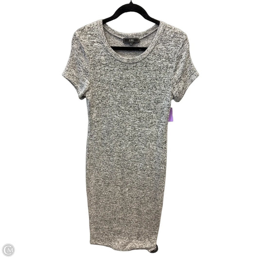 Dress Casual Midi By Vibe In Grey, Size: L