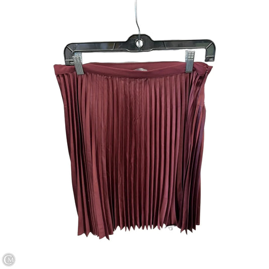 Skirt Midi By Vince Camuto In Maroon, Size: 4