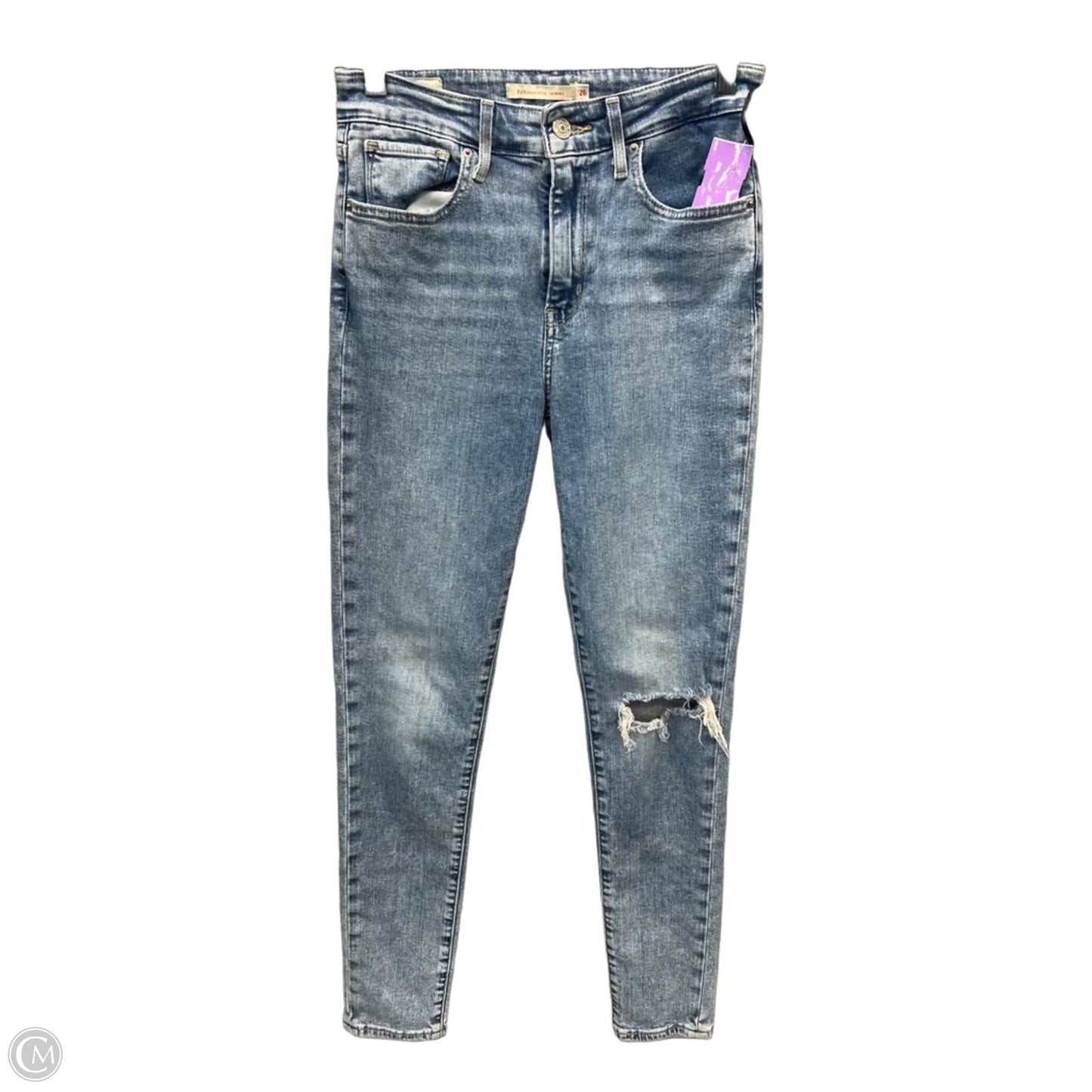 Jeans Skinny By Levis In Blue Denim, Size: 2