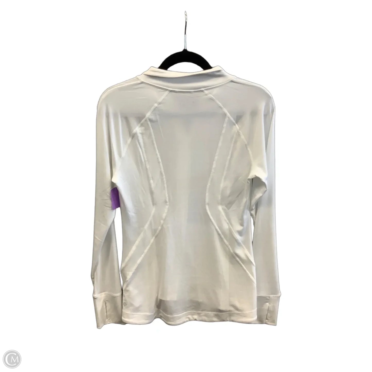 Athletic Jacket By Athleta In White, Size: S