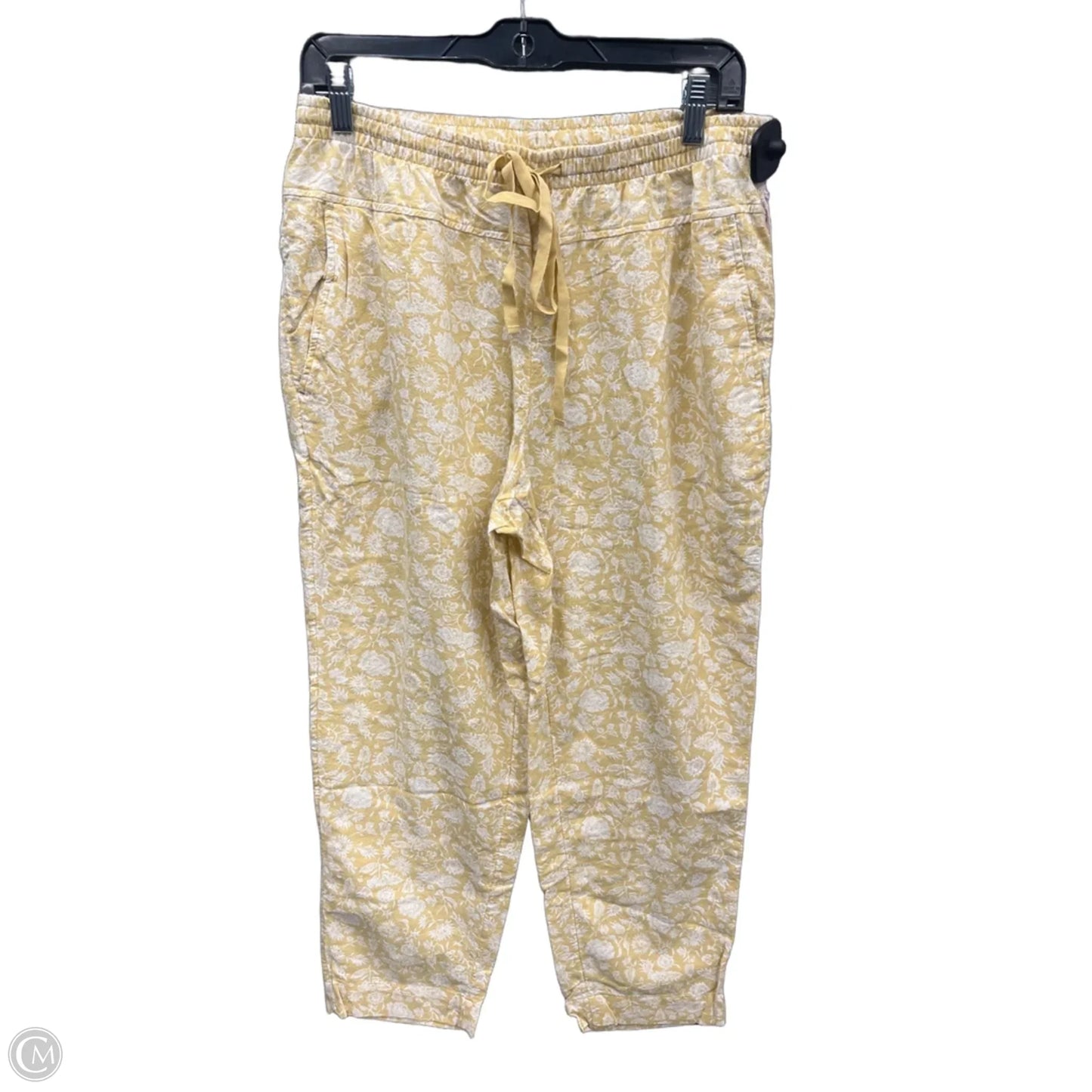 Pants Linen By Universal Thread In Yellow, Size: 6