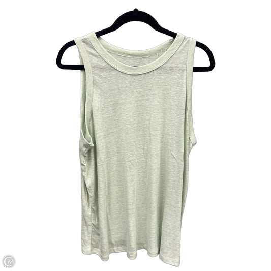 Top Sleeveless Basic By A New Day In Green, Size: Xxl