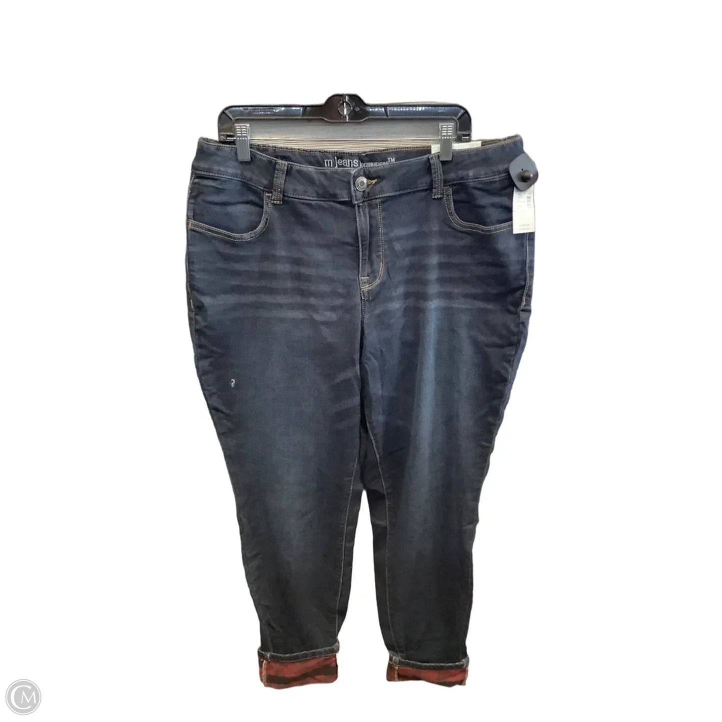 Jeans Jeggings By Maurices In Blue Denim, Size: 18
