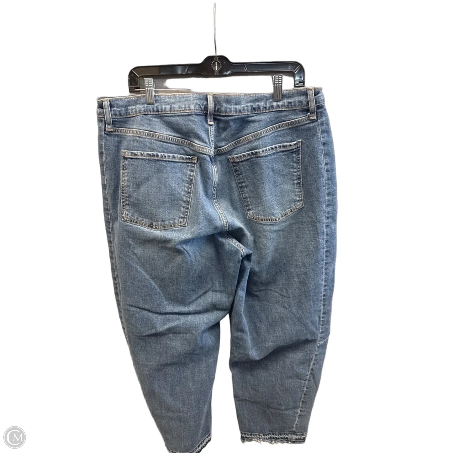 Jeans Straight By Old Navy In Blue Denim, Size: 16