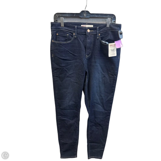 Jeans Skinny By Levis Signature In Blue Denim, Size: 10