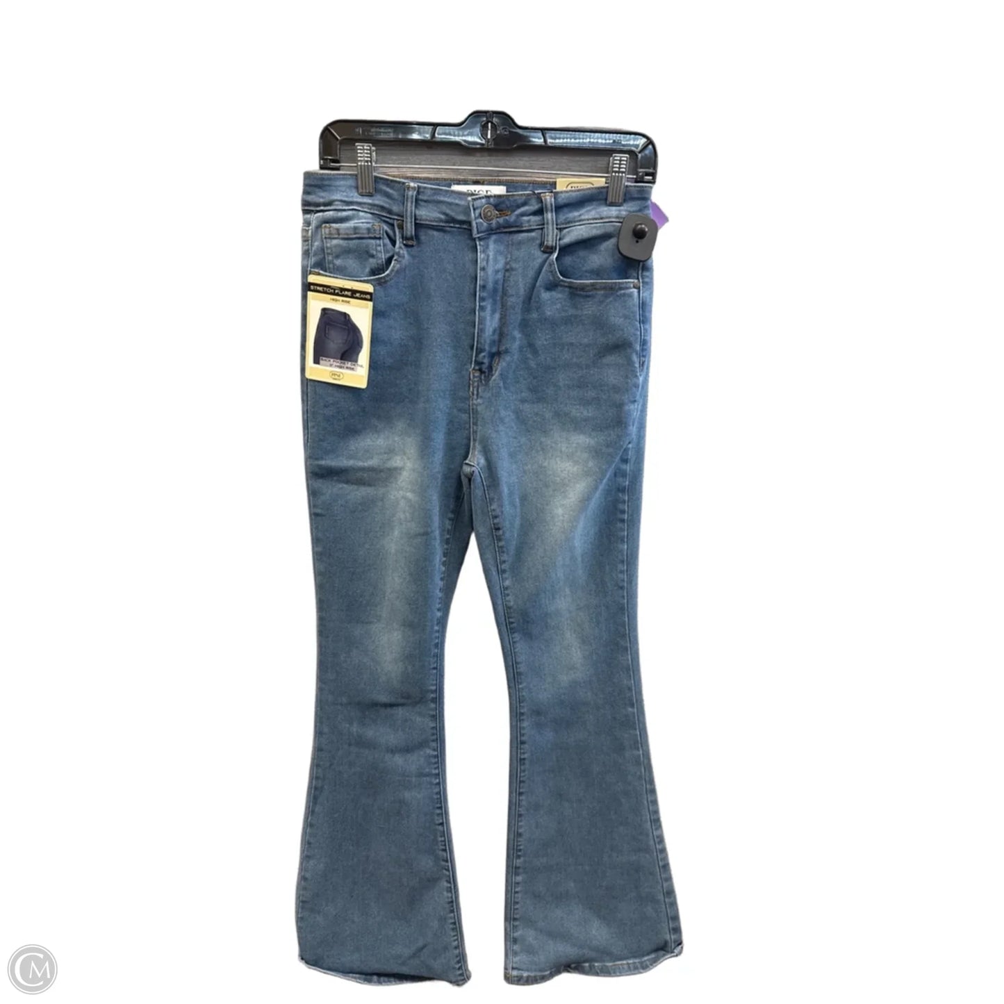 Jeans Flared By Risen In Blue Denim, Size: 10