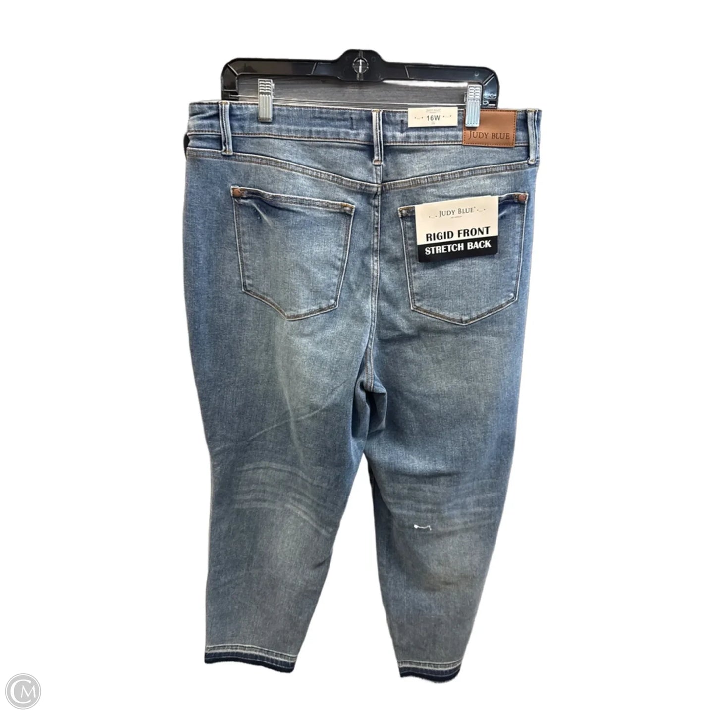 Jeans Boyfriend By Judy Blue In Blue Denim, Size: 16