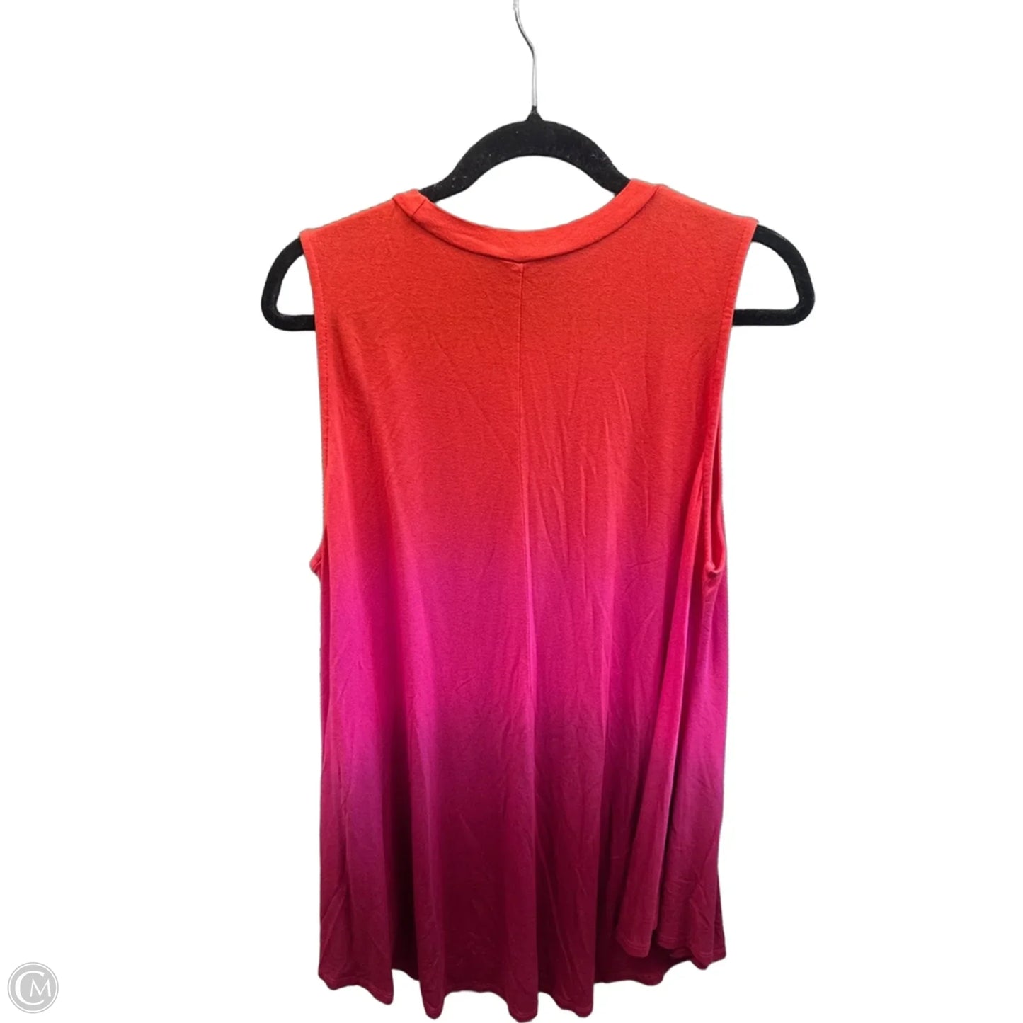 Top Sleeveless By Lane Bryant In Ombre Print, Size: 1x