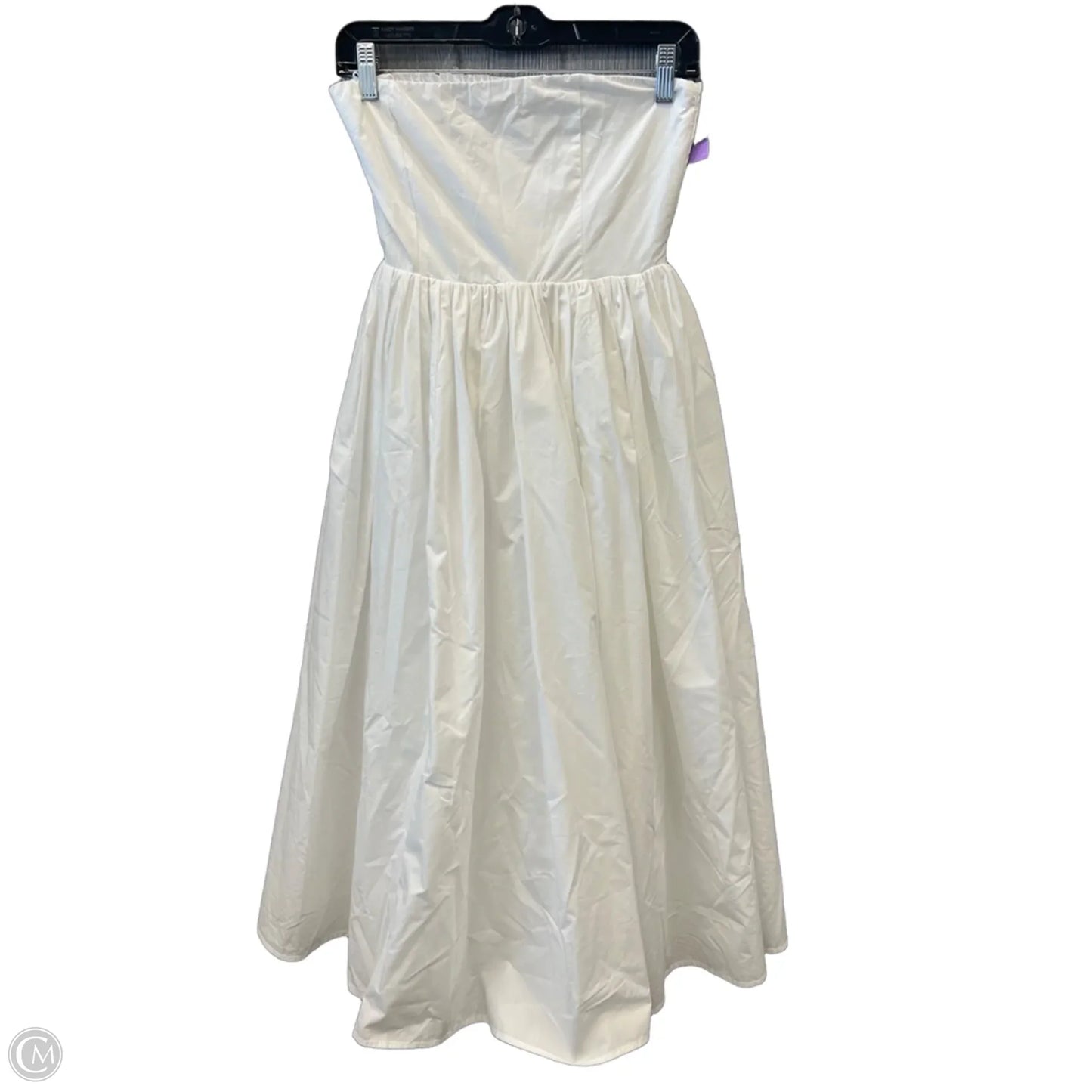 Dress Party Long By Clothes Mentor In White, Size: S