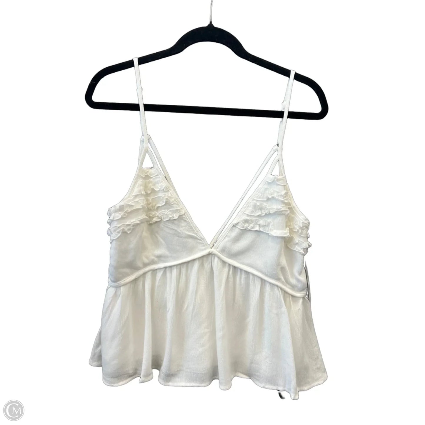 Top Sleeveless By Papermoon In White, Size: L