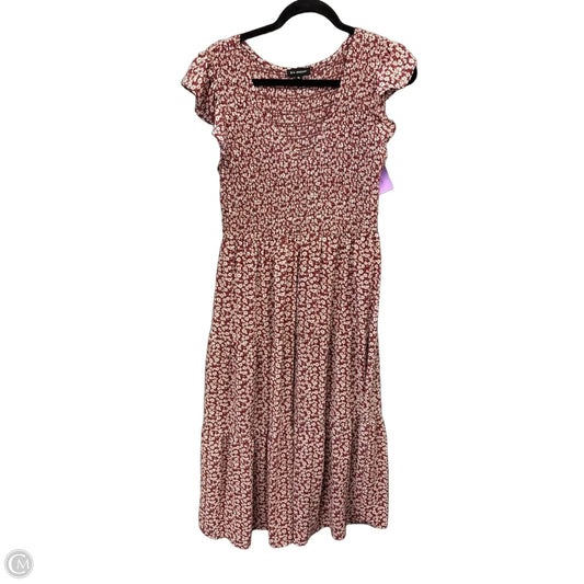 Dress Casual Maxi By Blu Pepper In Red, Size: Xl