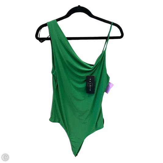 Bodysuit By Clothes Mentor In Green, Size: L