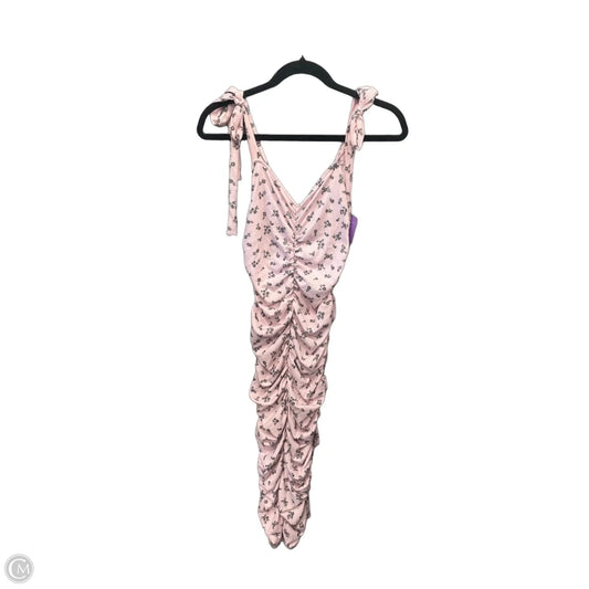 Dress Casual Midi By Clothes Mentor In Pink, Size: M