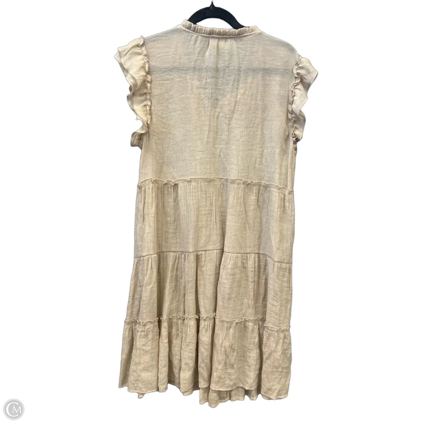 Dress Casual Midi By Indigo Rose In Tan, Size: Xl