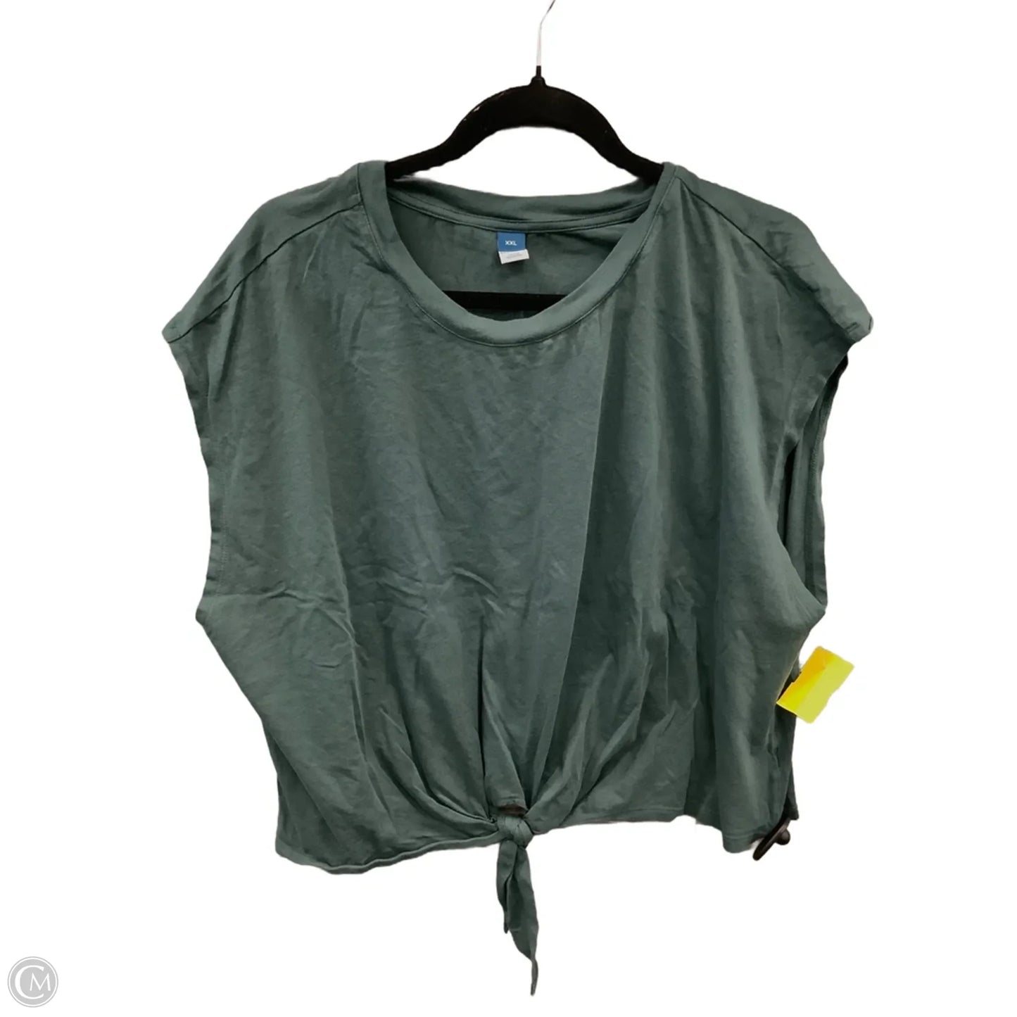 Top Short Sleeve By Old Navy In Green, Size: Xxl