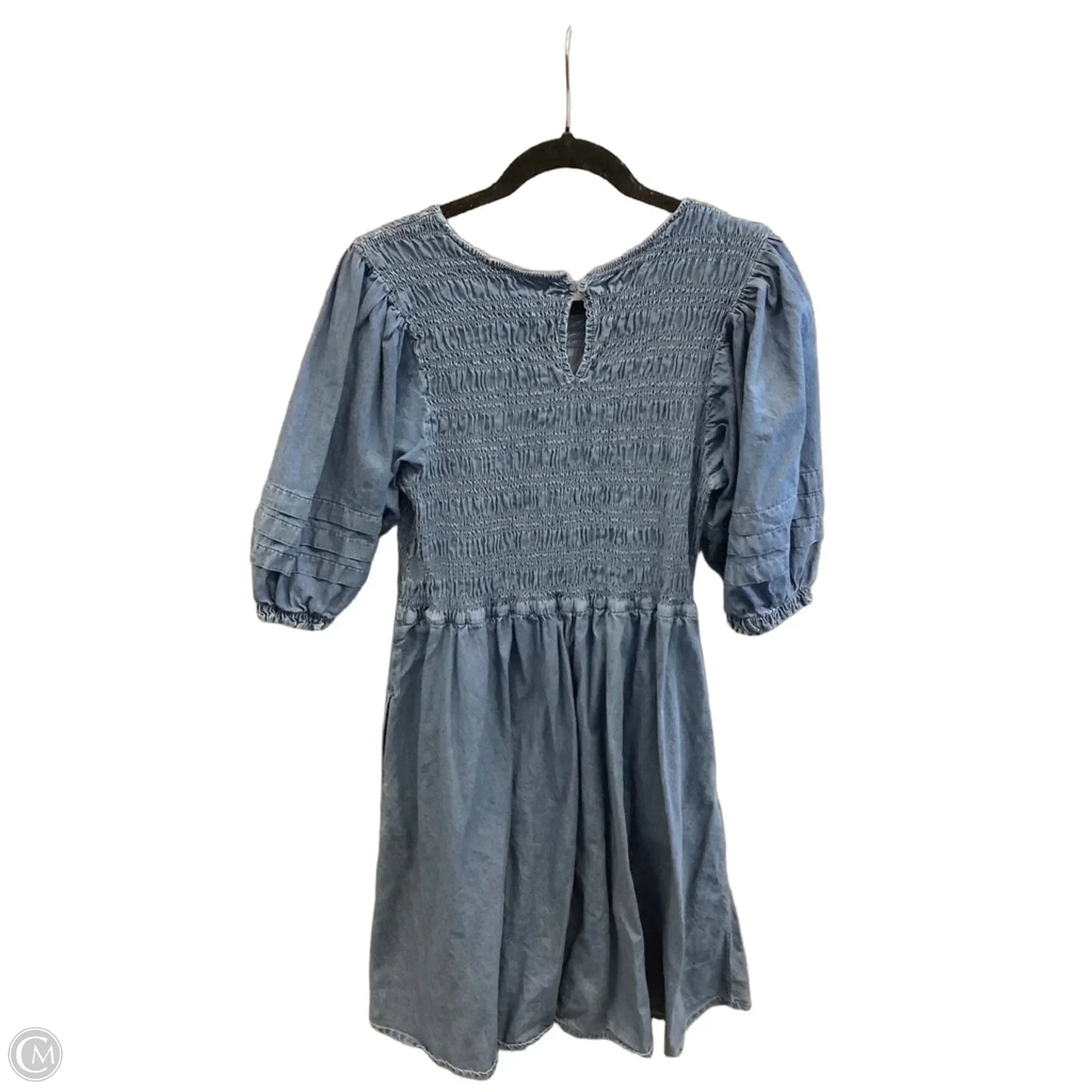 Dress Casual Midi By Terra & Sky In Blue Denim, Size: Xl