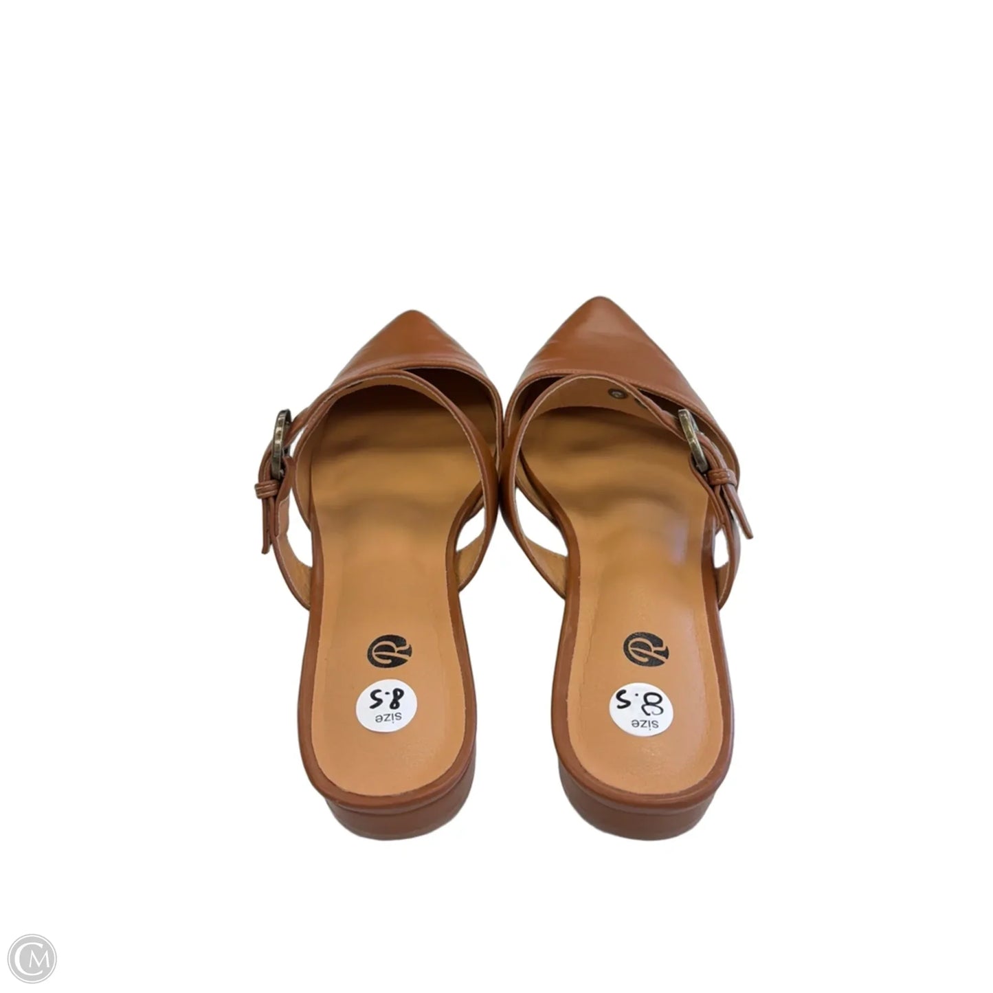 Shoes Flats By Clothes Mentor In Brown, Size: 8.5