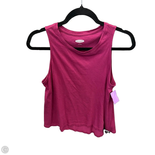 Top Sleeveless Basic By Old Navy In Purple, Size: S