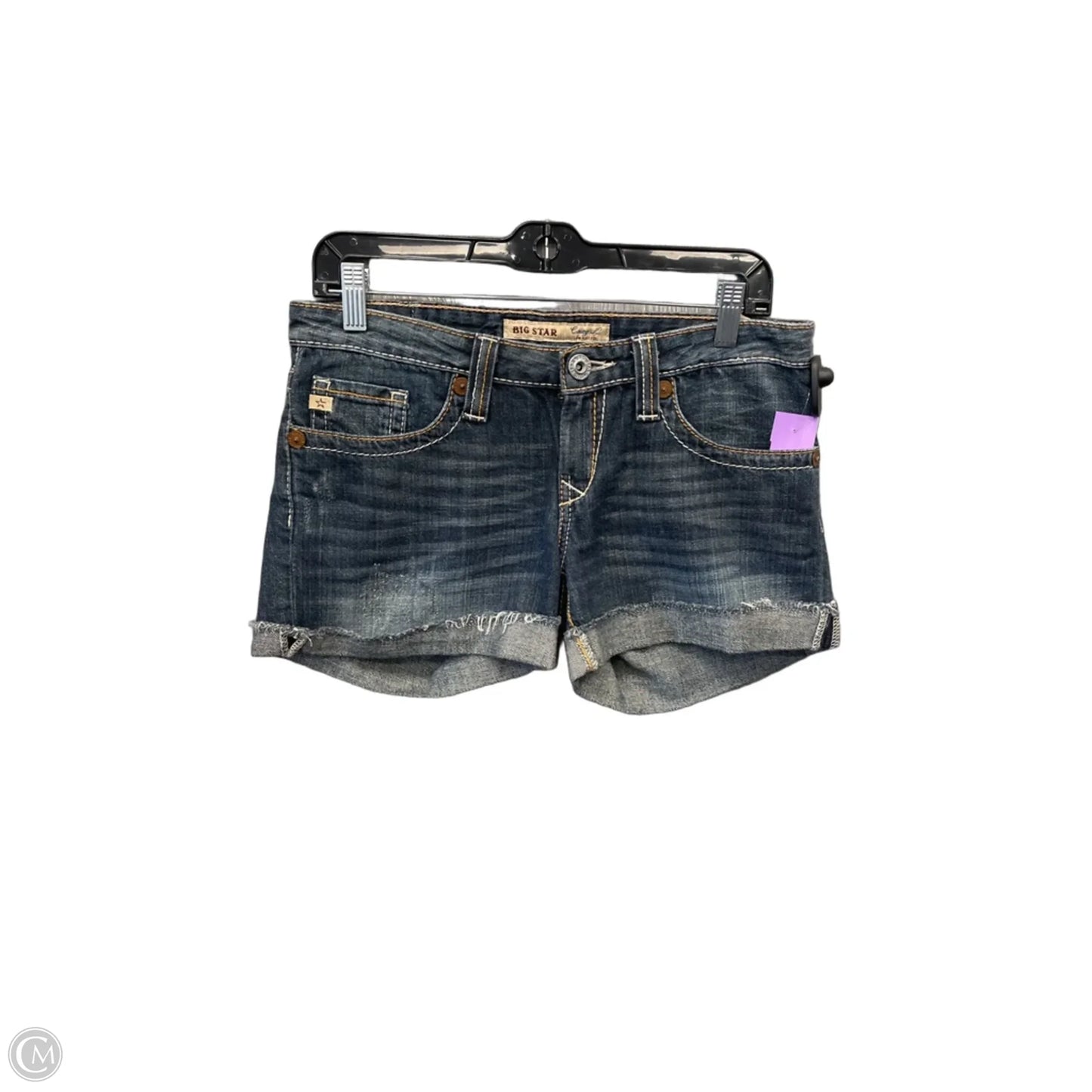 Shorts By Big Star In Blue Denim, Size: 4