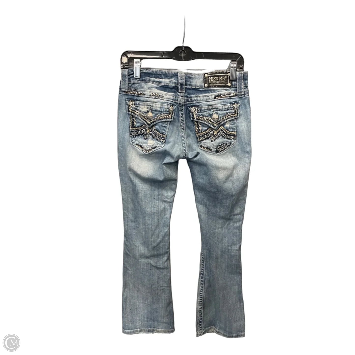 Jeans Boot Cut By Miss Me In Blue Denim, Size: 4