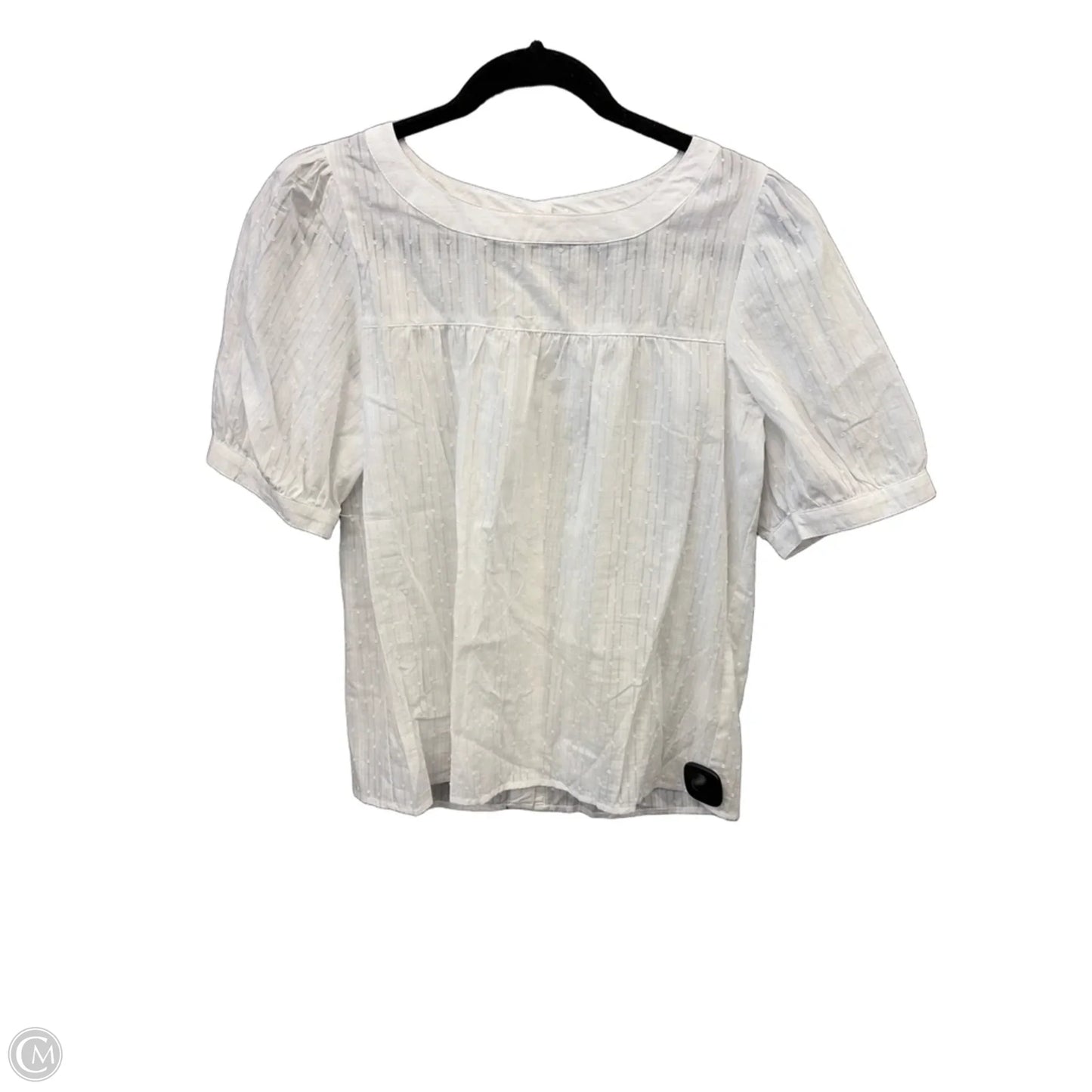 Top Short Sleeve By Jane And Delancey In White, Size: S