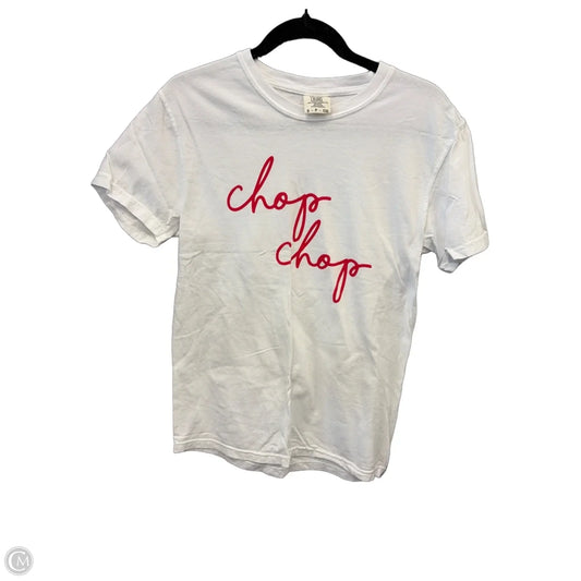 Top Short Sleeve By Comfort Colors In White, Size: Sp