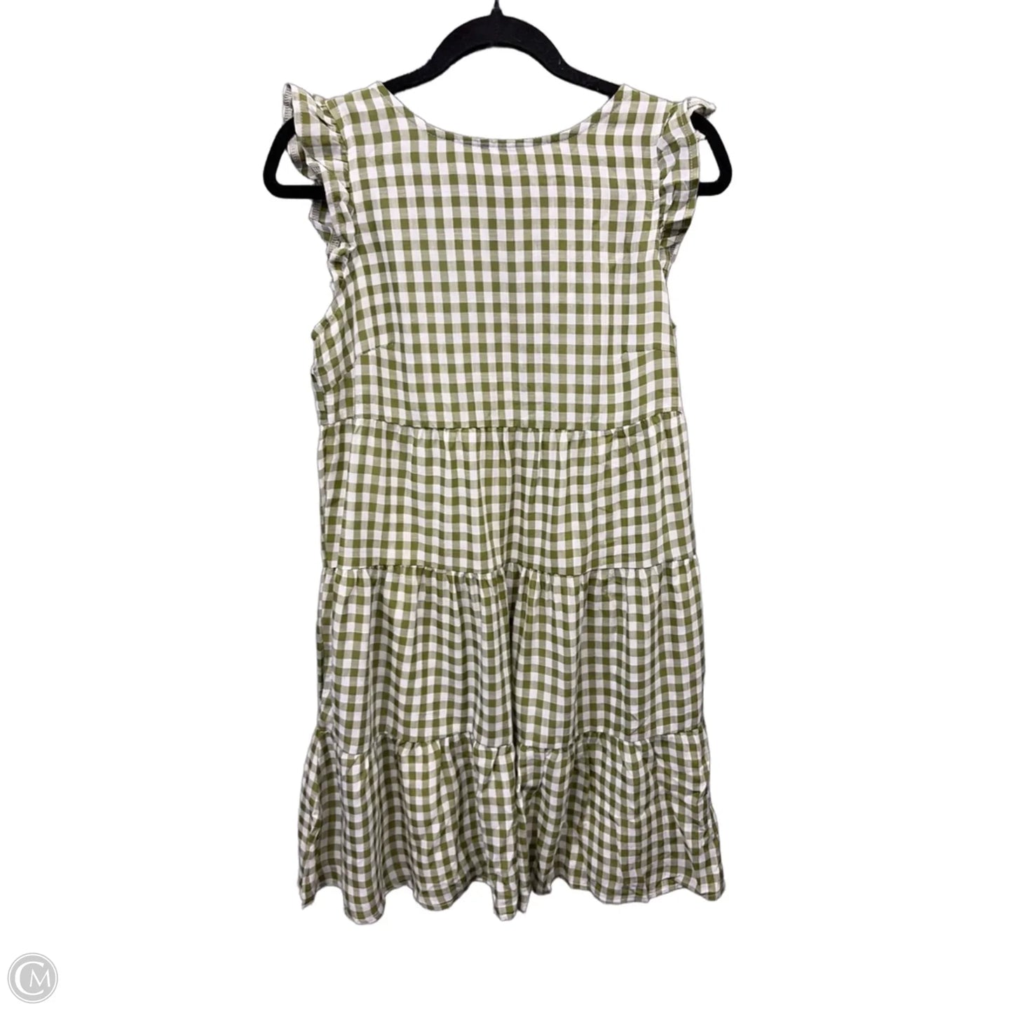 Dress Casual Short By Kirundo In Green, Size: S