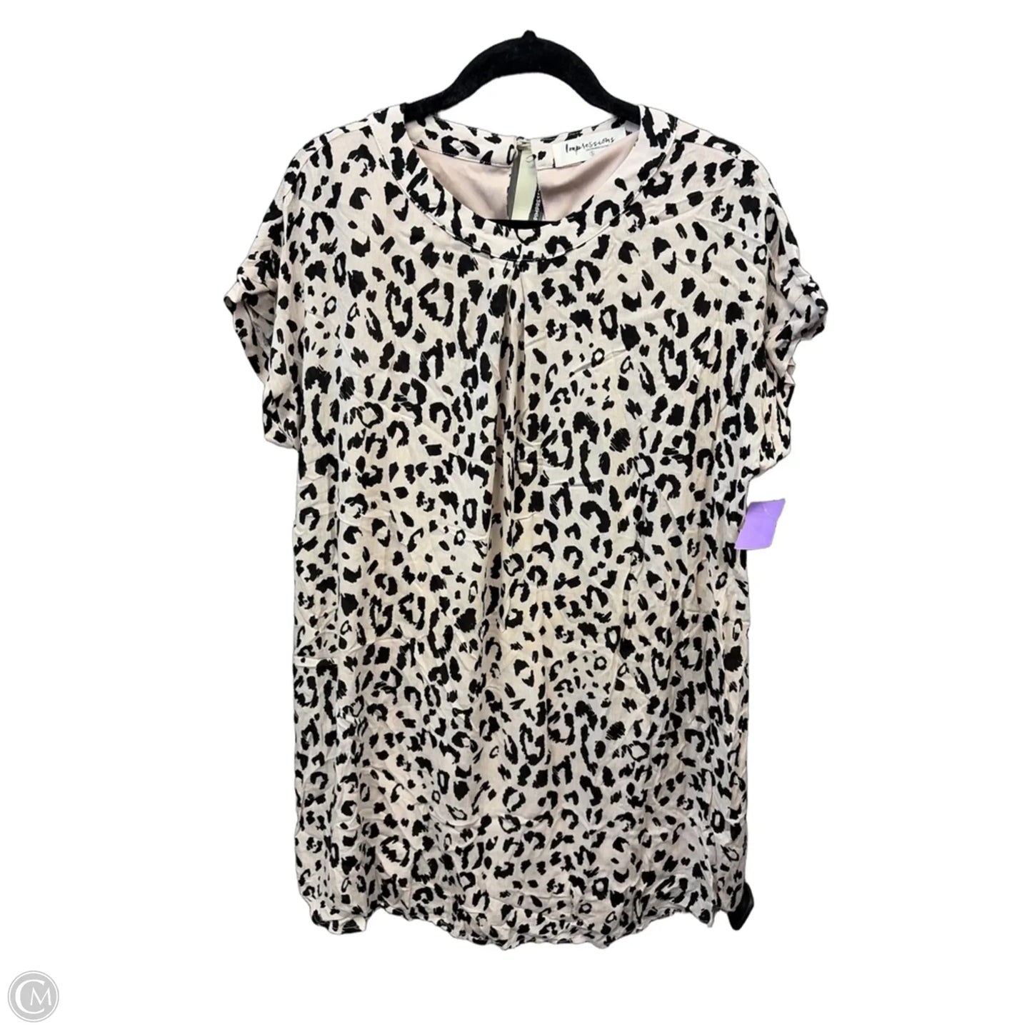 Dress Casual Short By Impressions In Pink, Size: S