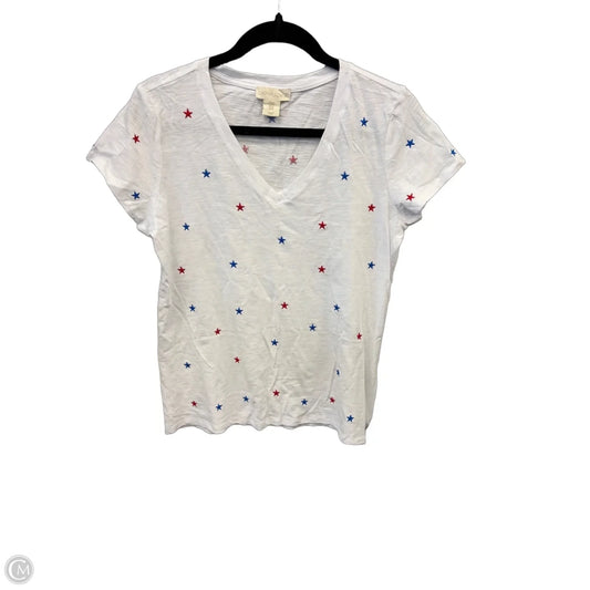 Top Short Sleeve By Cynthia Rowley In White, Size: M