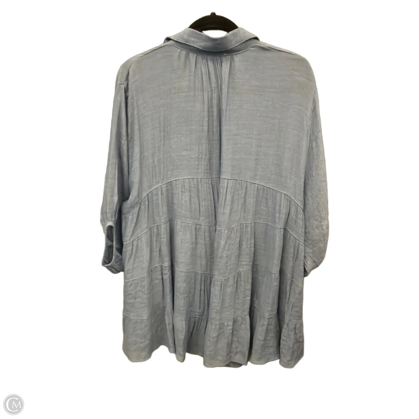 Tunic Long Sleeve By Umgee In Blue, Size: S