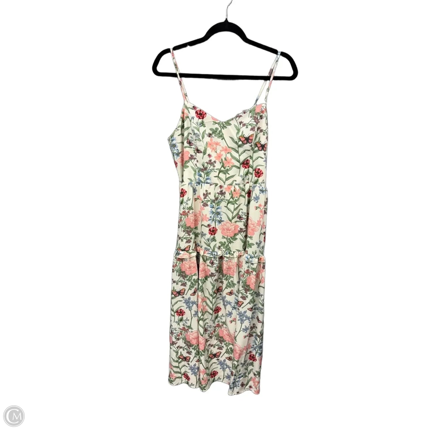 Dress Casual Maxi By Shein In Floral Print, Size: Xl