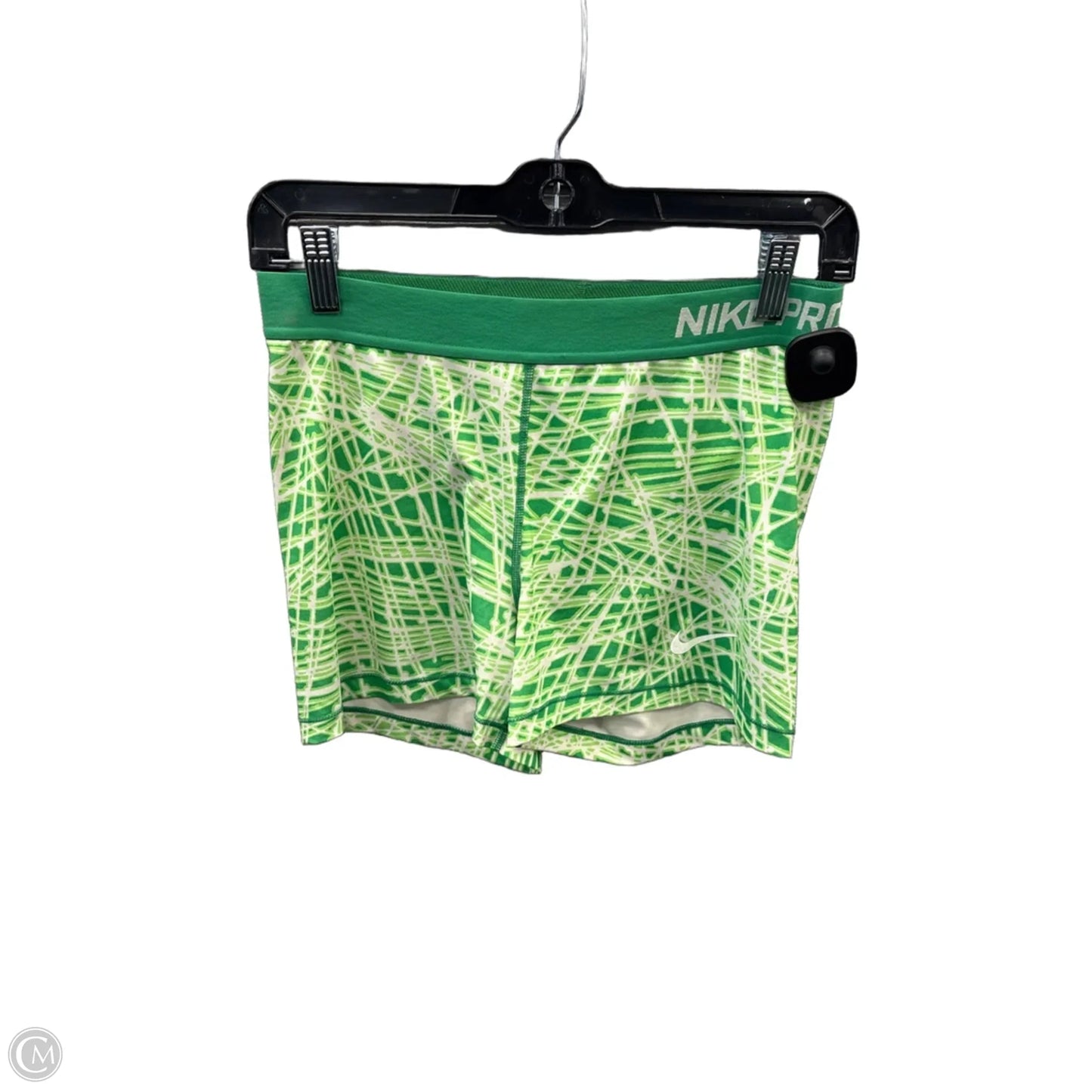 Athletic Shorts By Nike Apparel In Green, Size: L