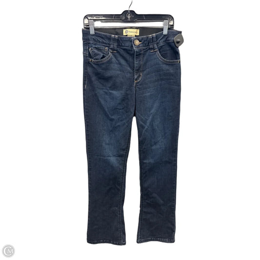 Jeans Flared By Democracy In Blue Denim, Size: 8