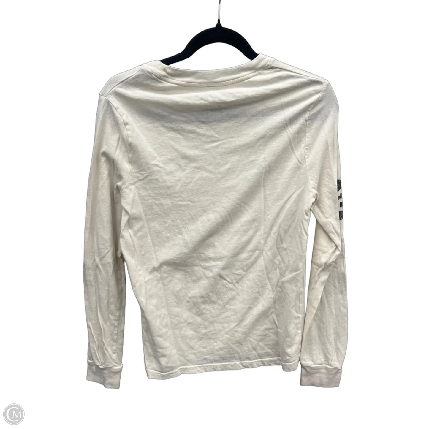Top Long Sleeve By Clothes Mentor In Cream, Size: M
