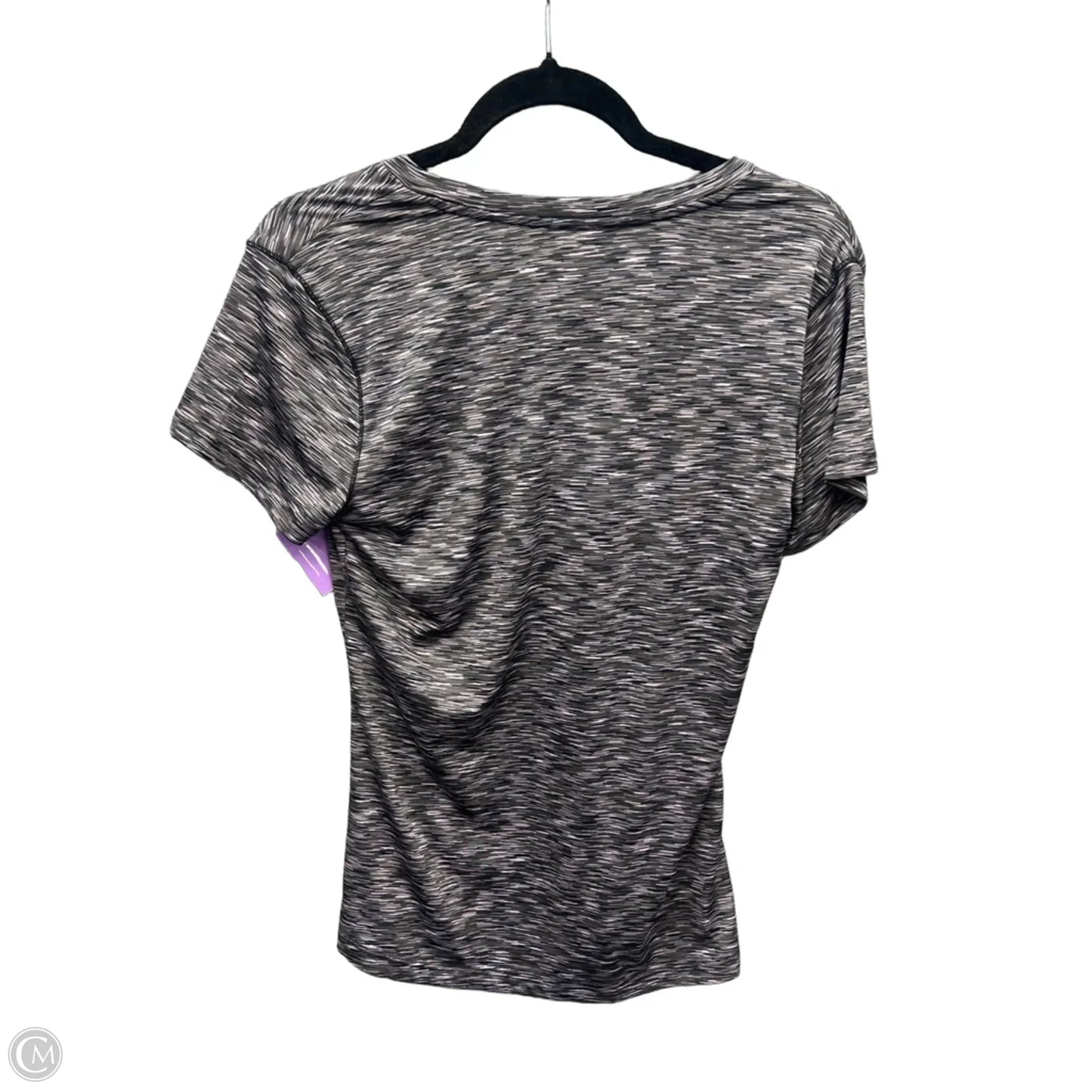 Athletic Top Short Sleeve By Nyl Wear In Grey, Size: S