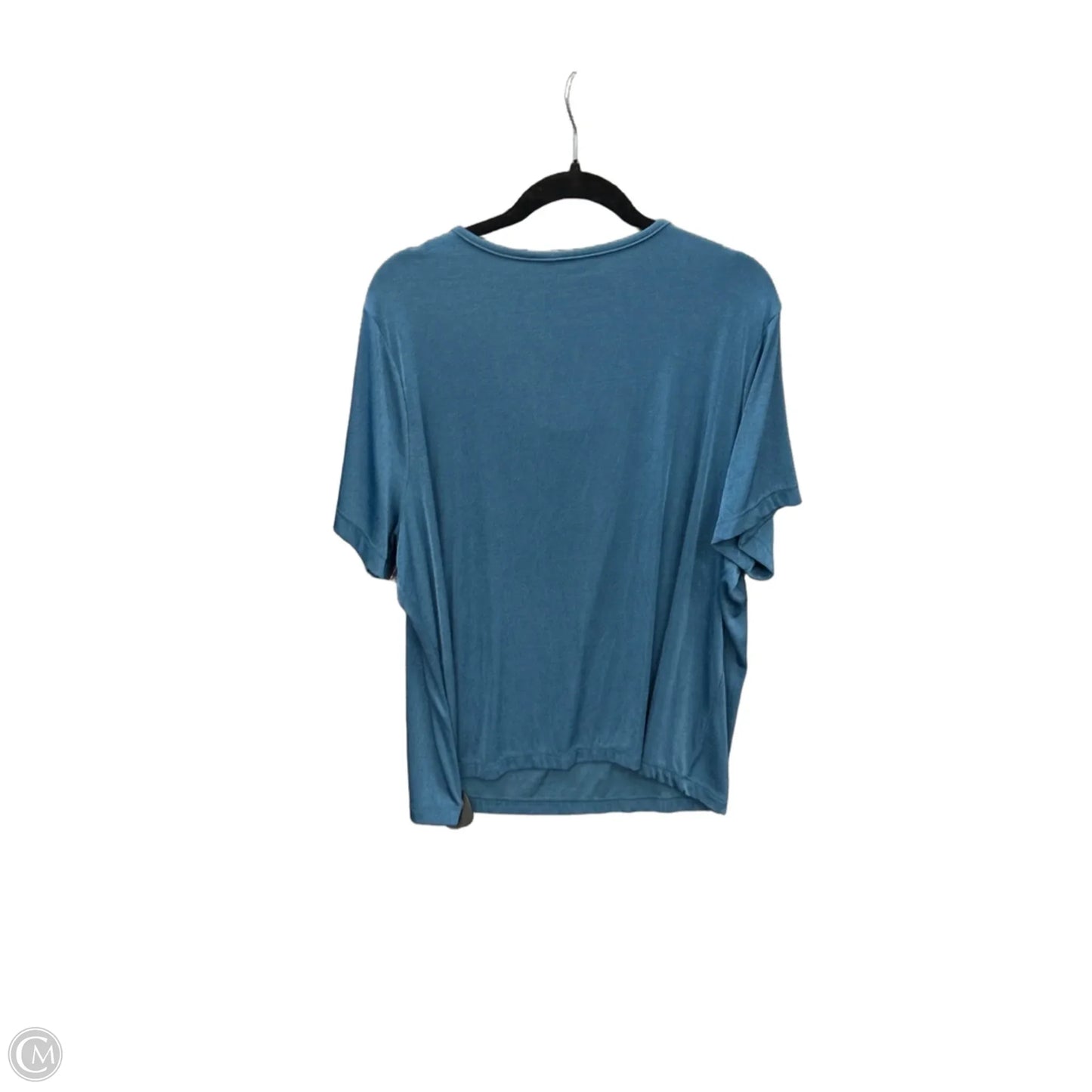Top Short Sleeve Basic By Jaclyn Smith In Blue, Size: 2x