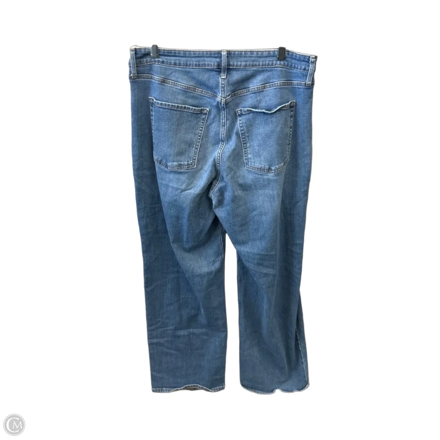Jeans Wide Leg By Old Navy In Blue Denim, Size: 14