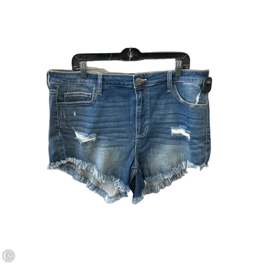 Shorts By Clothes Mentor In Blue Denim, Size: 20