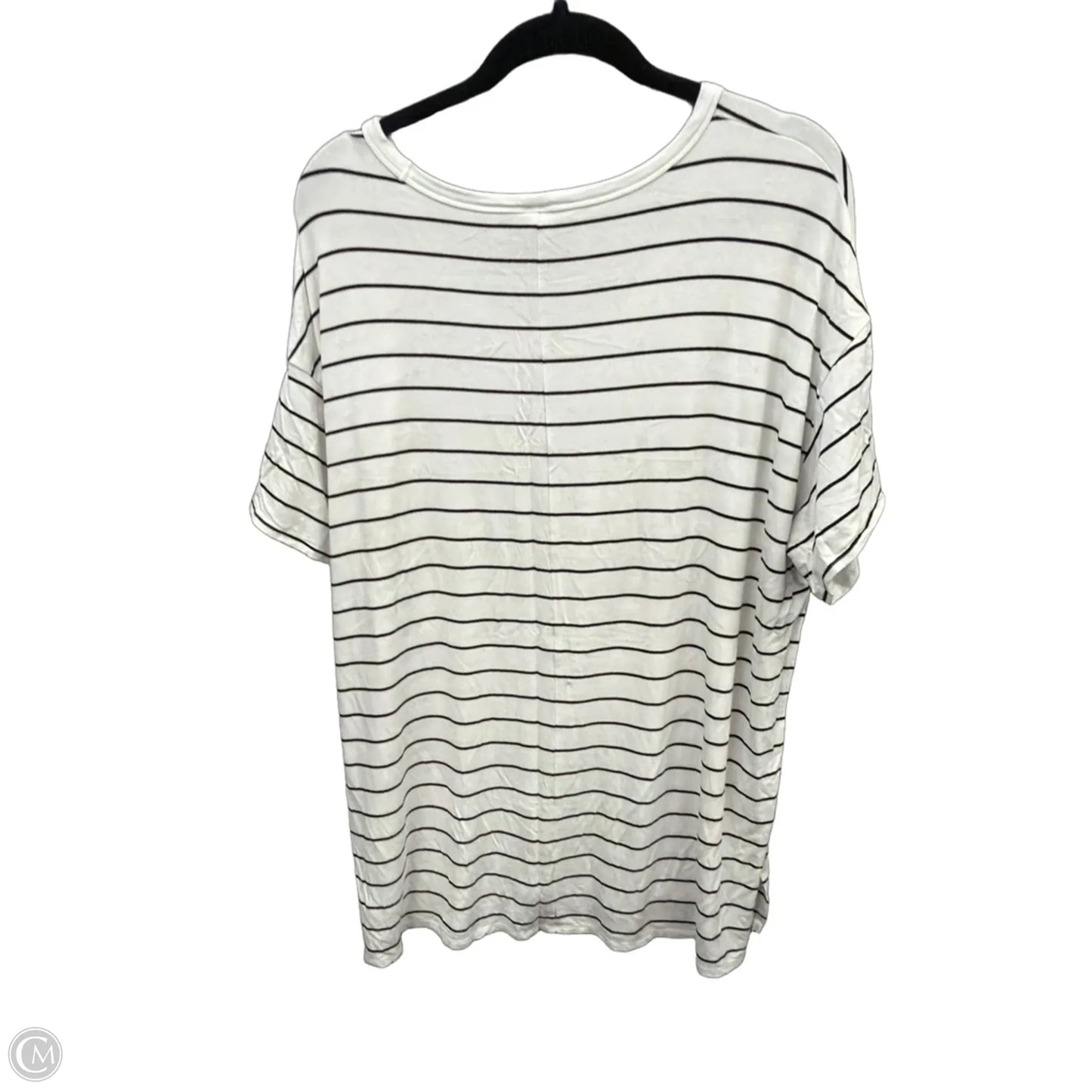 Tunic Short Sleeve By Old Navy In Striped Pattern, Size: Xl