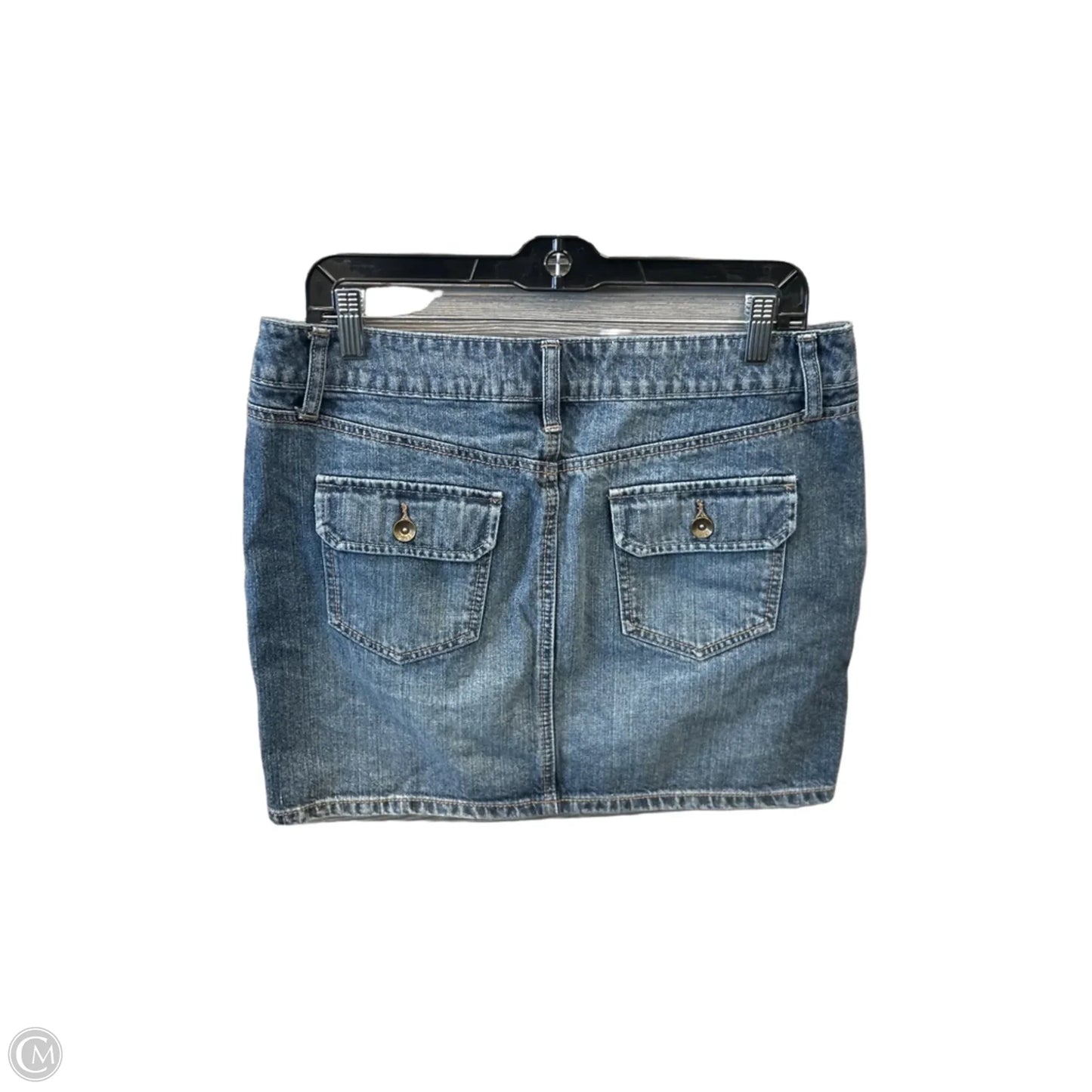 Skirt Mini & Short By Apt 9 In Blue Denim, Size: 12