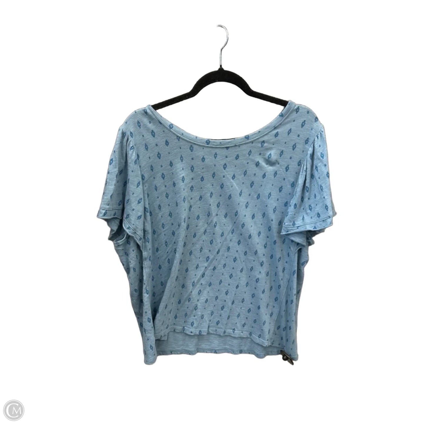 Top Short Sleeve By Sonoma In Blue, Size: Xl