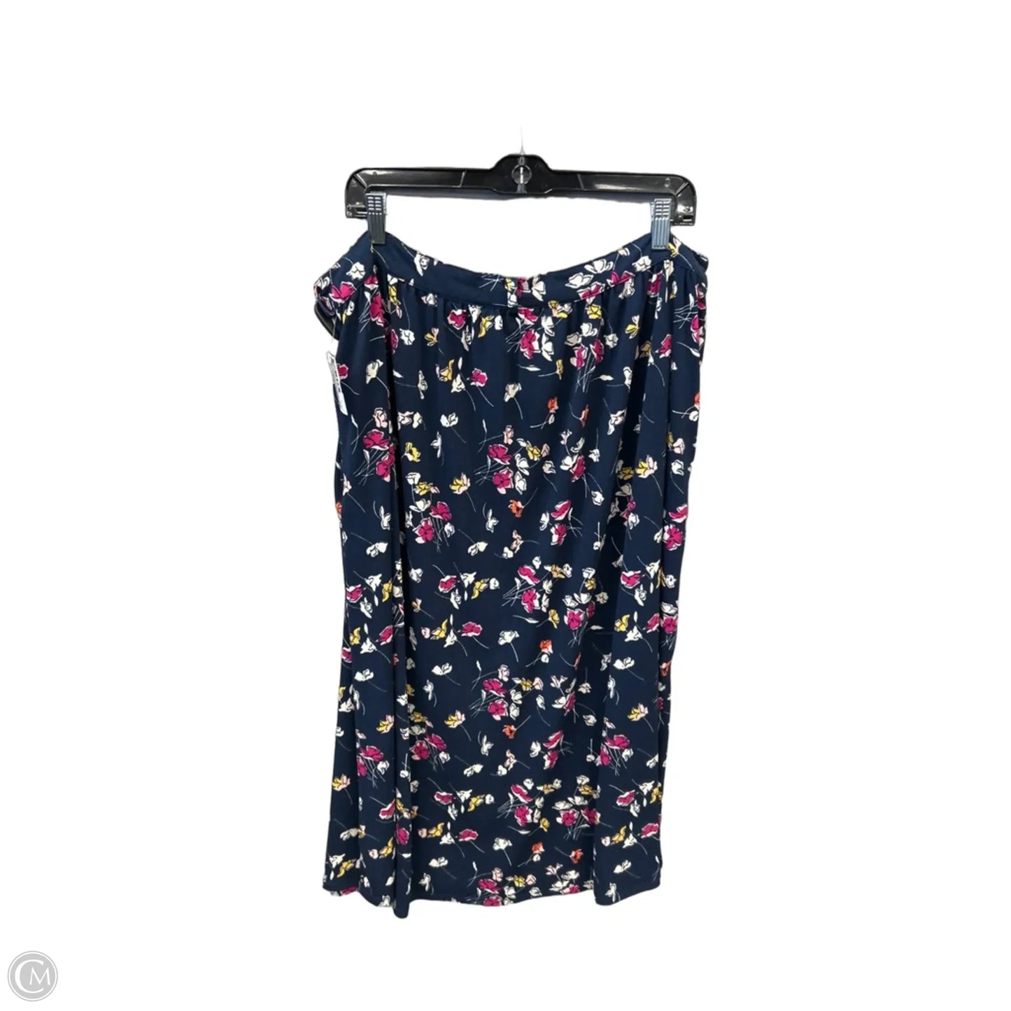 Skirt Maxi By Terra & Sky In Blue, Size: 18