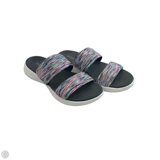 Sandals Flats By Skechers In Black, Size: 10