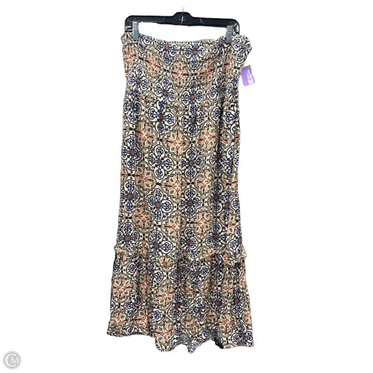 Dress Casual Maxi By Knox Rose In Multi-colored, Size: Xl