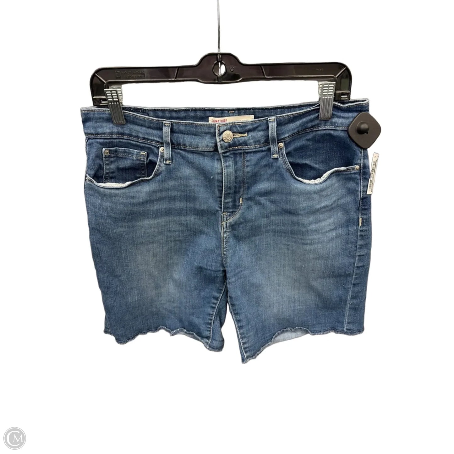 Shorts By Levis Signature In Blue Denim, Size: 8