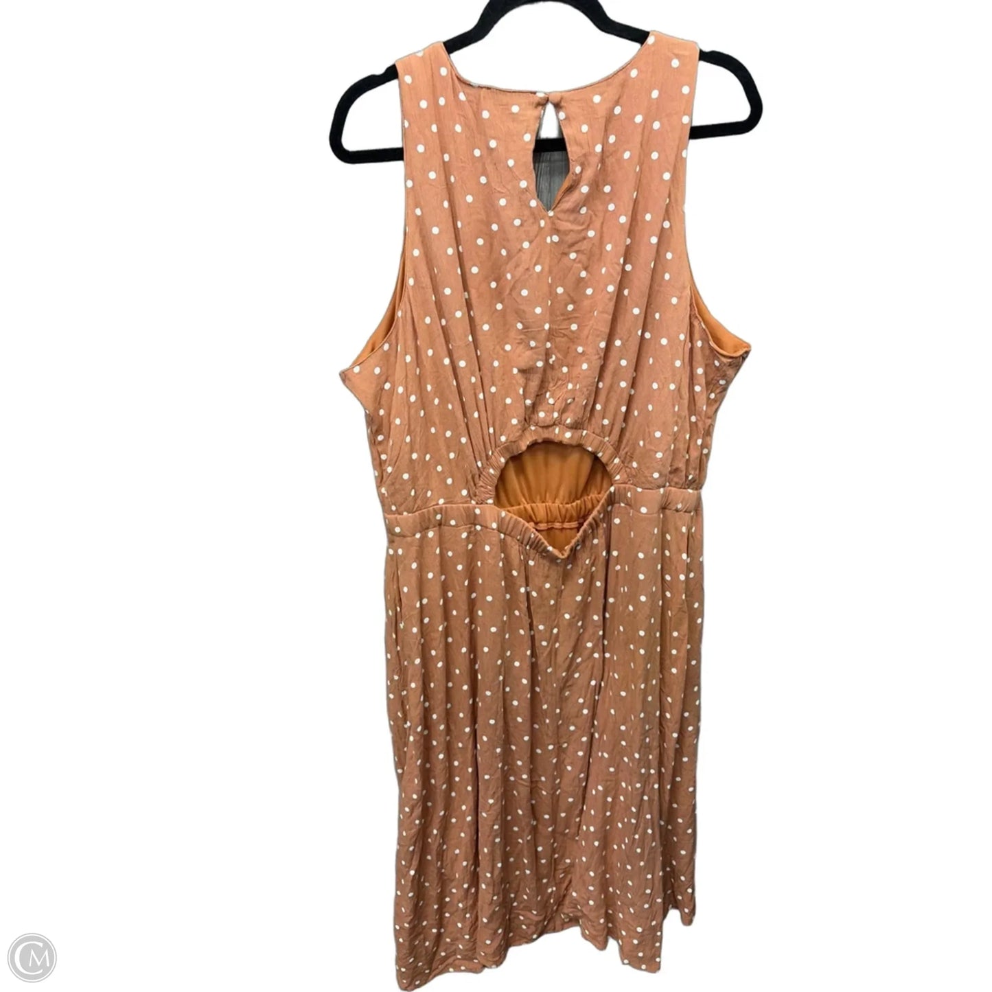Dress Casual Midi By Lane Bryant In Orange, Size: 3x