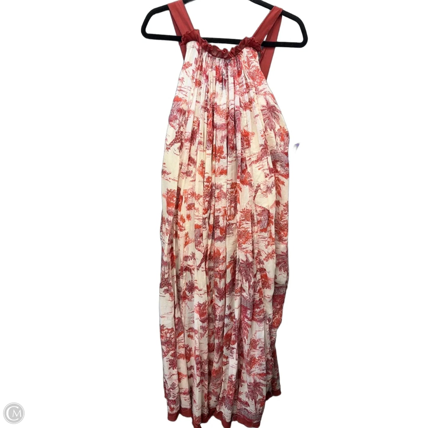 Dress Casual Maxi By Free People In Cream & Red, Size: M