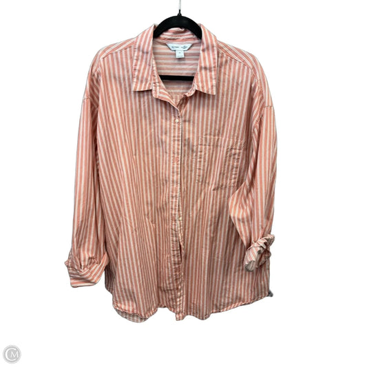 Top Long Sleeve By Old Navy In Striped Pattern, Size: Xl