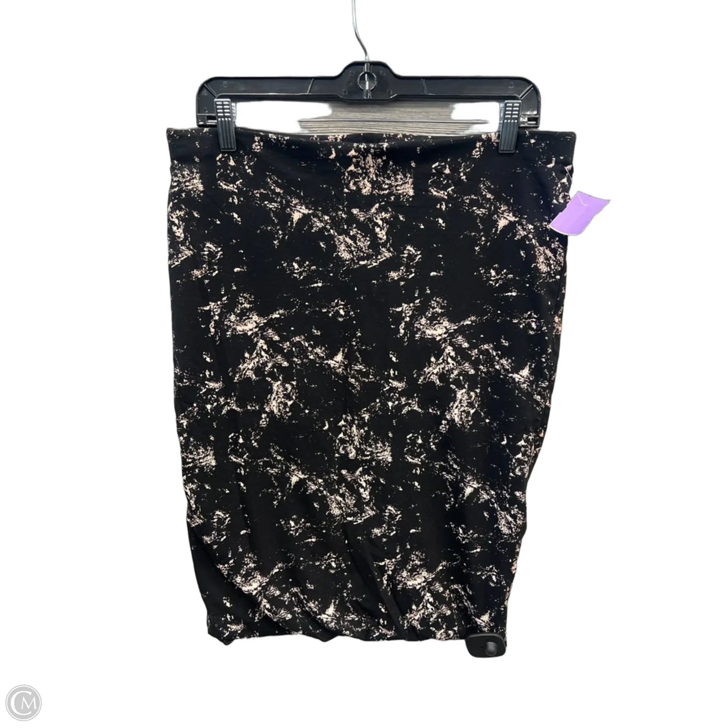 Skirt Midi By H&m In Black, Size: 12