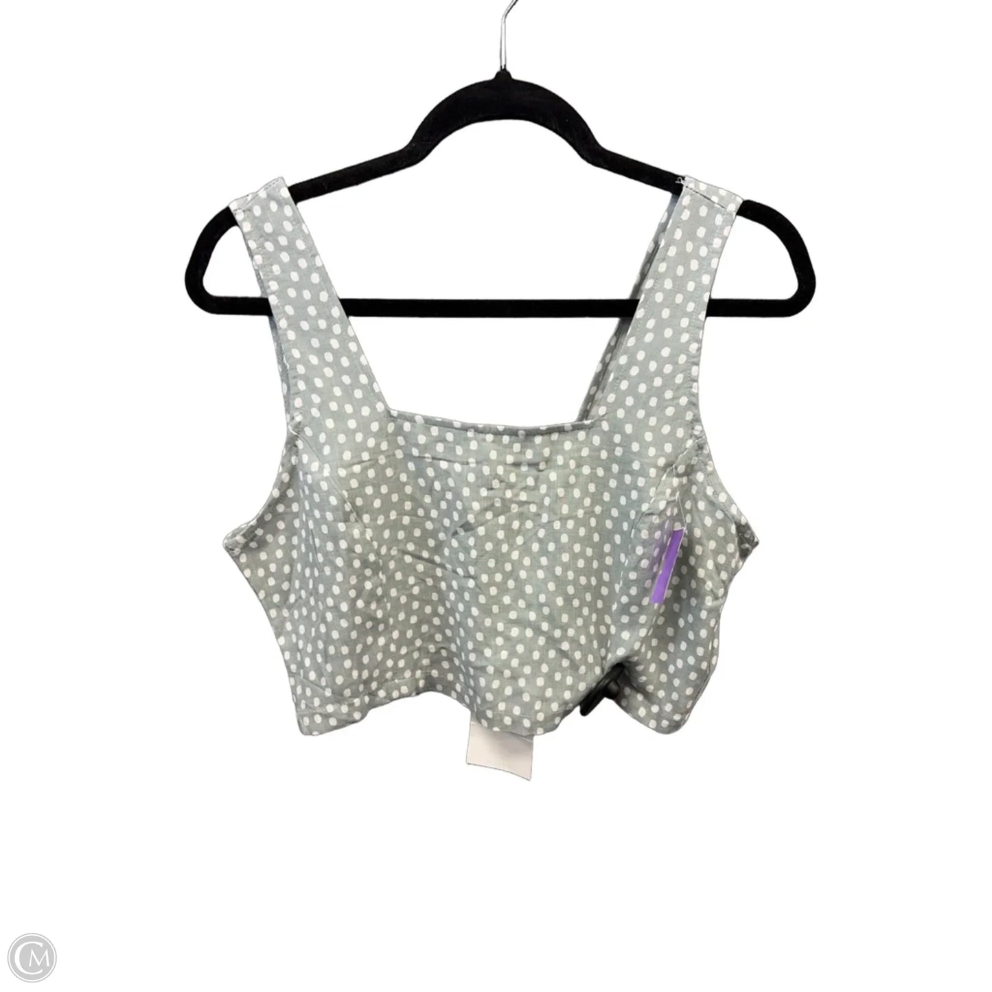 Top Sleeveless By Thread And Supply In Polkadot Pattern, Size: M
